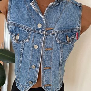 BONGO Blue Denim Vest